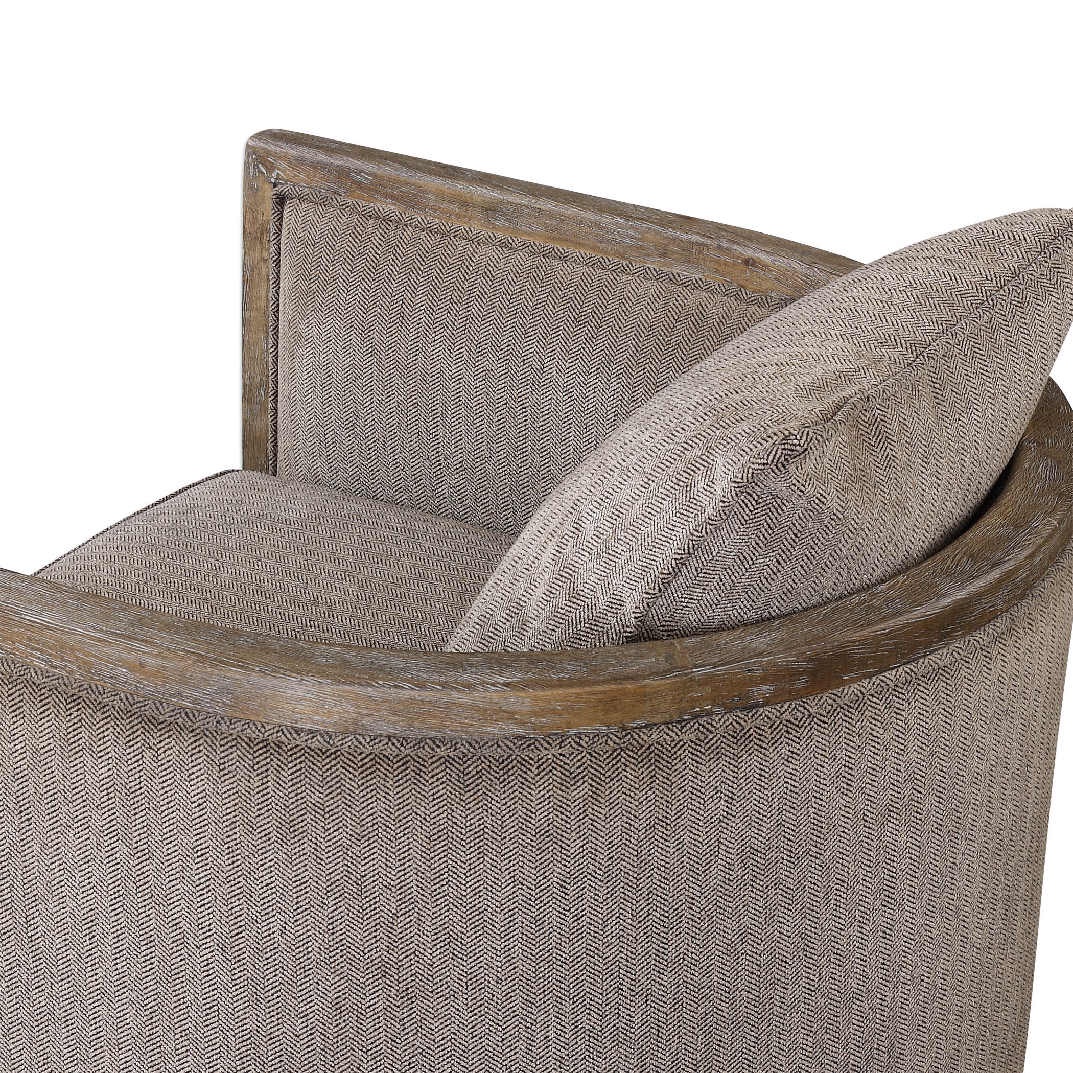 Viaggio Accent Chair, Gray Chenille - Image 6