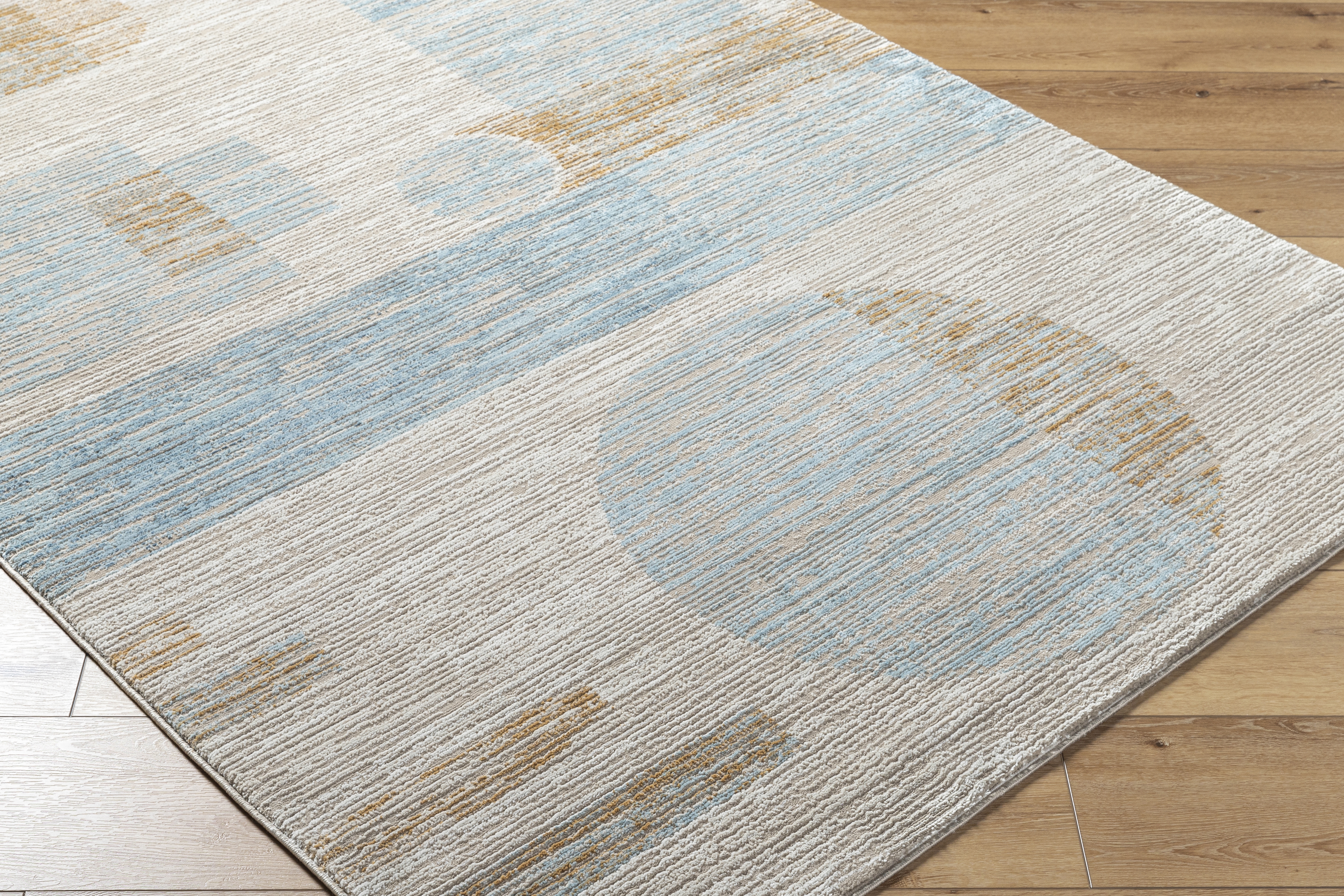 Allegro Beige Indoor 7'10" x 10' Machine Woven Rug - Image 5