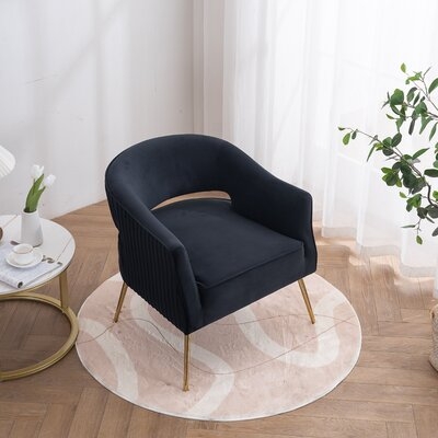 Chynna Velvet Accent Chair - Image 0