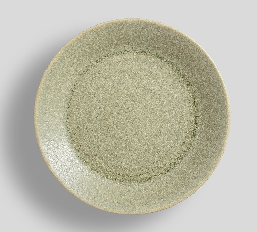 Larkin Reactive Glaze Stoneware Salad Plates, Set of 4 - Lichen Green - Image 0