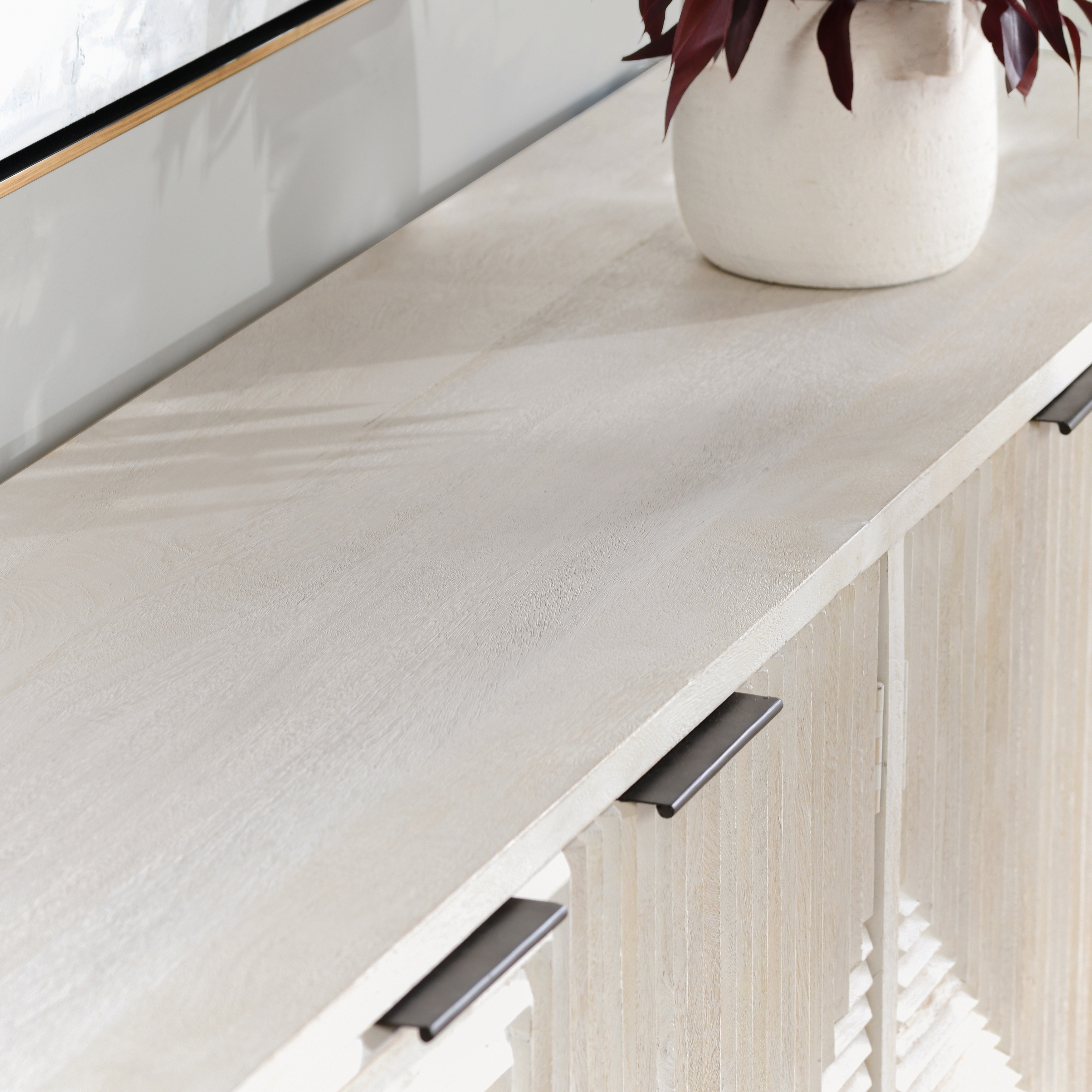 Flint 6Dr Buffet White Wash - Image 9