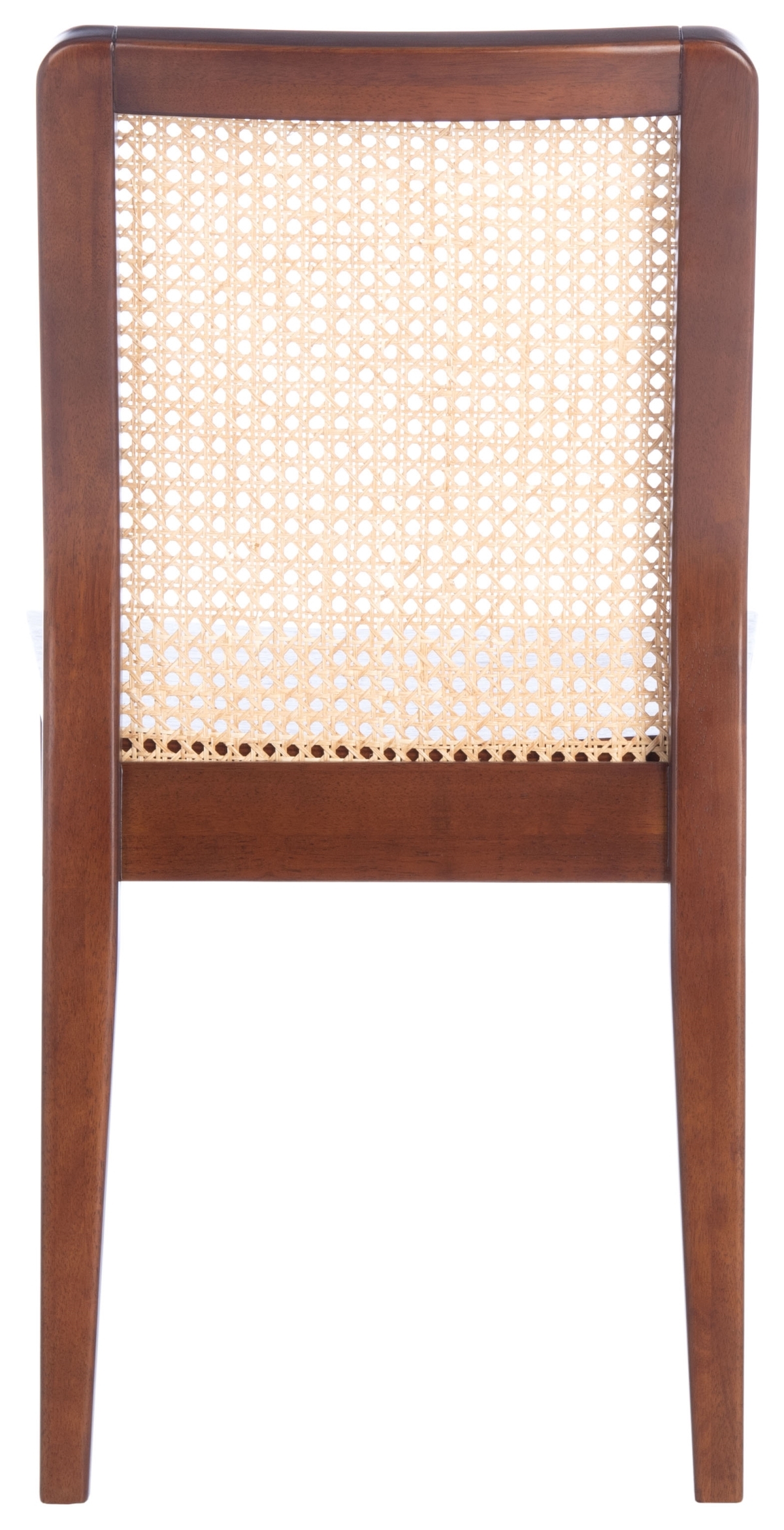 Benicio Rattan Dining Chair - Dark Brown / Natural - Safavieh SET OF 2 - Image 6
