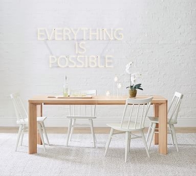 Everything Is Possible Light Up Sign, White - Image 1