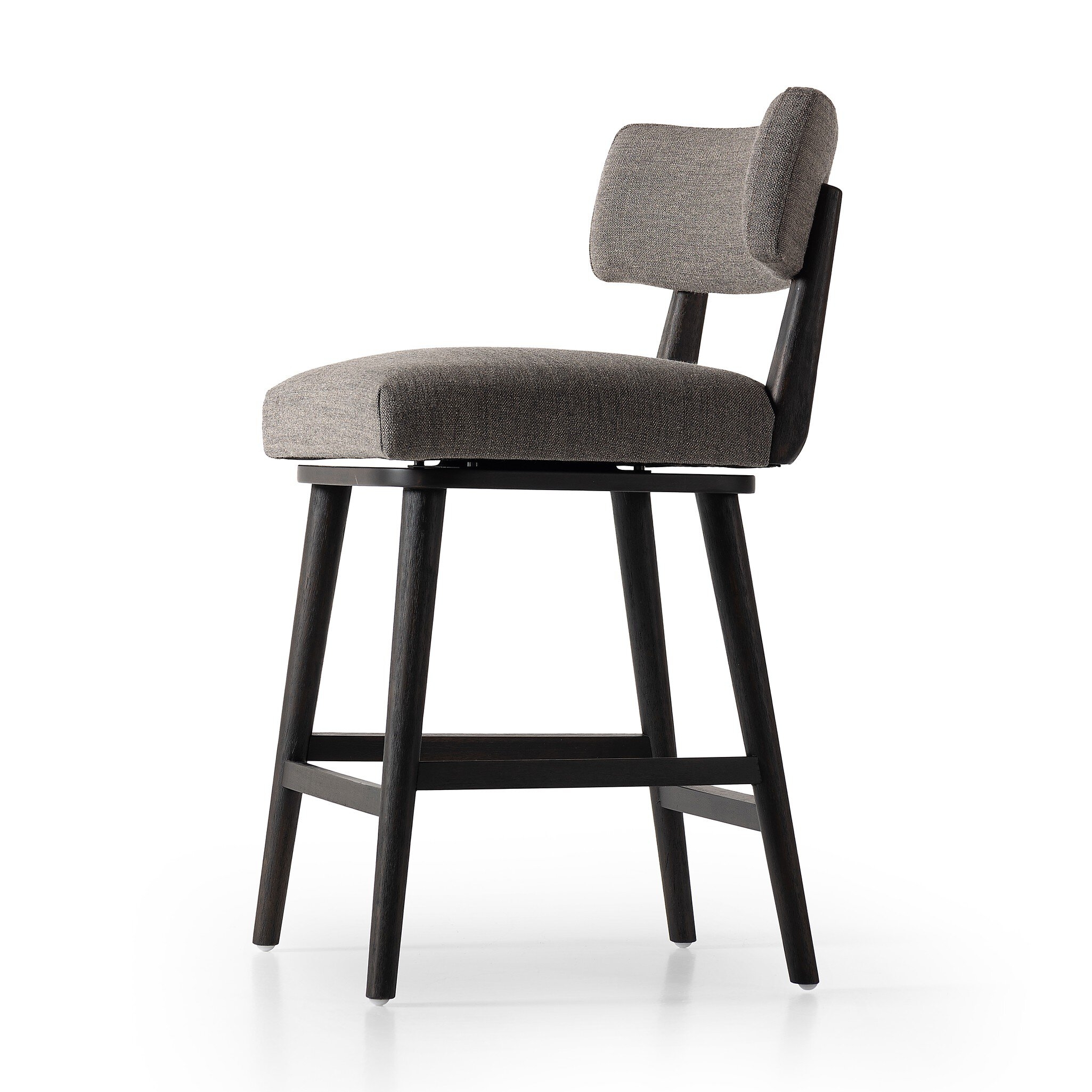 Cardell Swivel Bar + Counter Stool - Alcala Nickel - Image 8