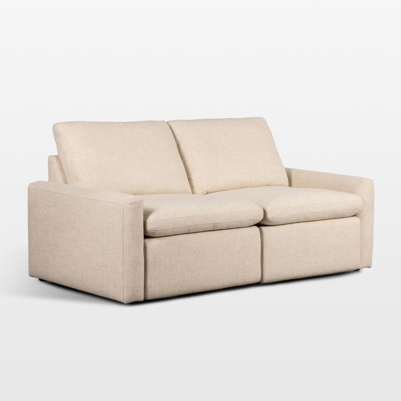 Tillery 2-Piece Antigo Natural Fabric Power Recliner Sofa - Image 1