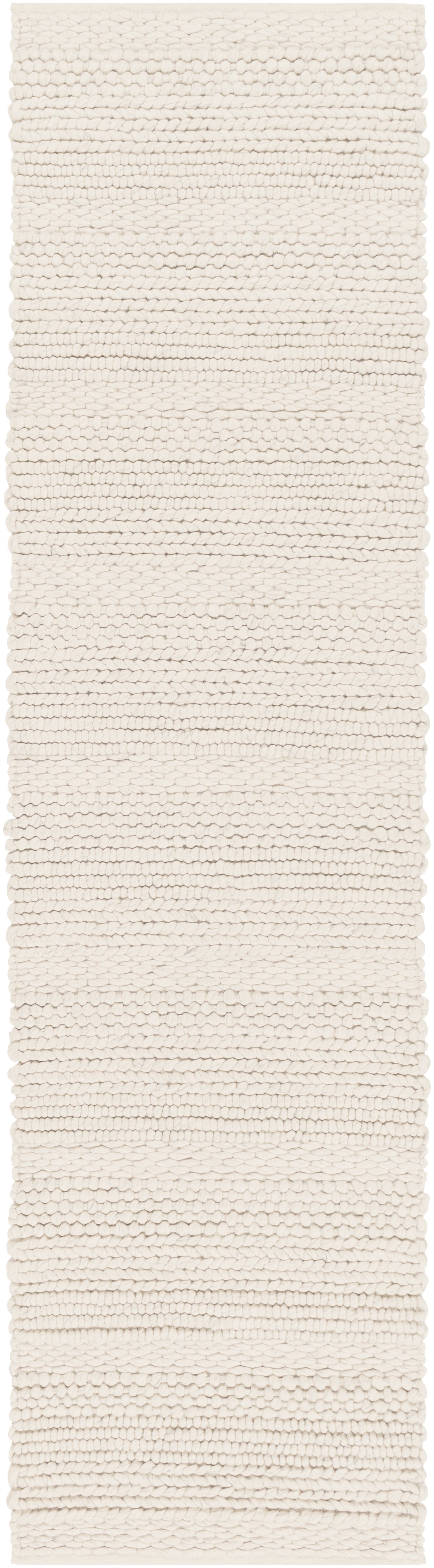 Tahoe Beige Indoor 2'6" x 10' Handmade Rug - Image 0