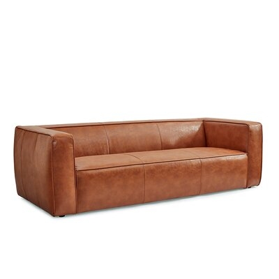 Josiah 88'' Leather Sofa - Image 0