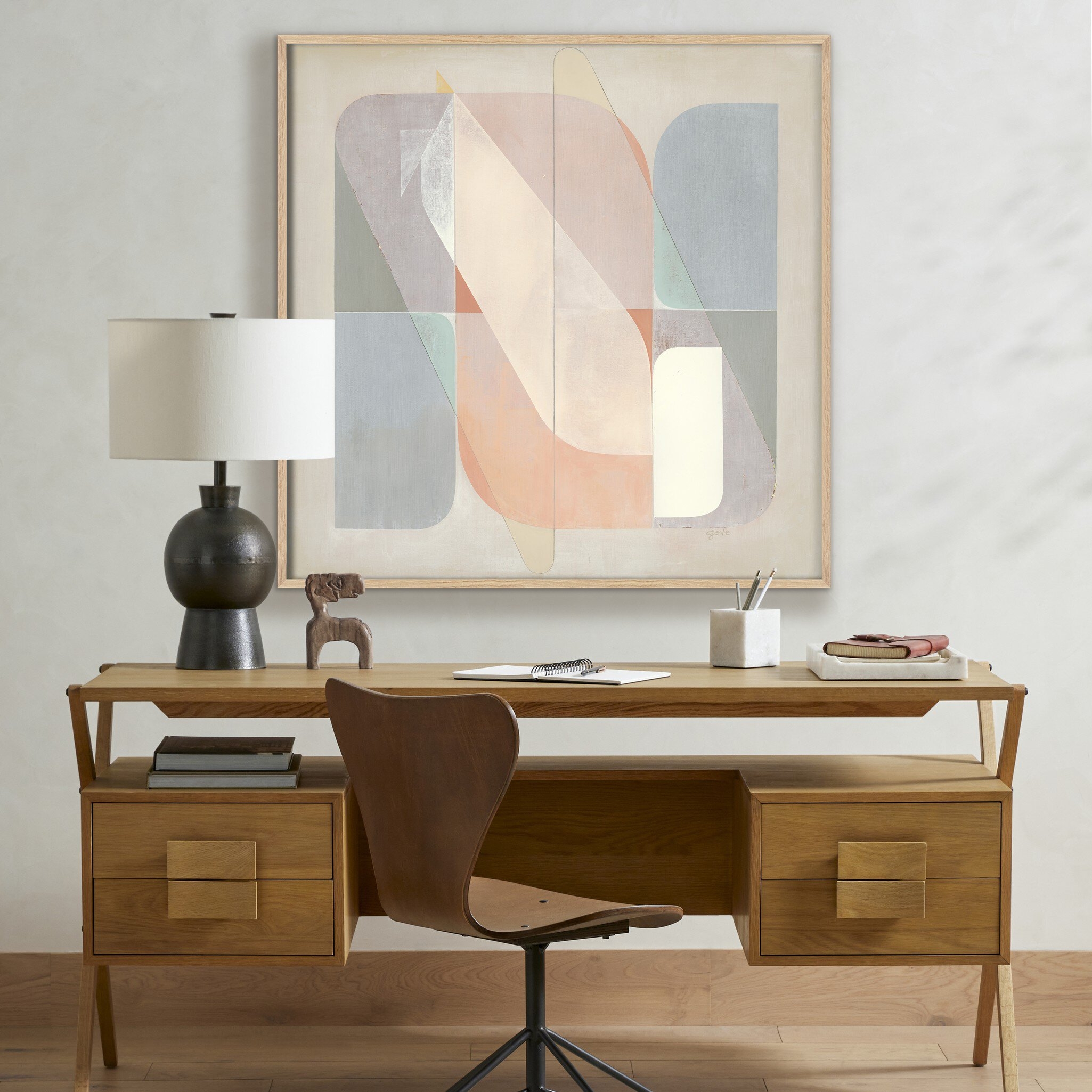 Righting The Ship by Greg Gove - Vertical Grain White Oak Floater - Image 2