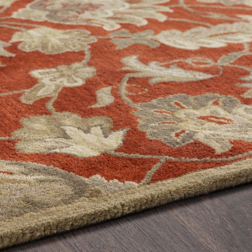 Caesar Red Indoor 8' x 10' Handmade Rug - Image 1