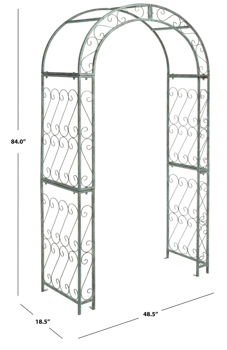 Pagan Arch - Antique Dark Green - Safavieh - Image 7