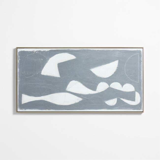 "Across the Universe" by Karen Parisian 30.5"x59.5" Framed Wall Art Print - Image 0