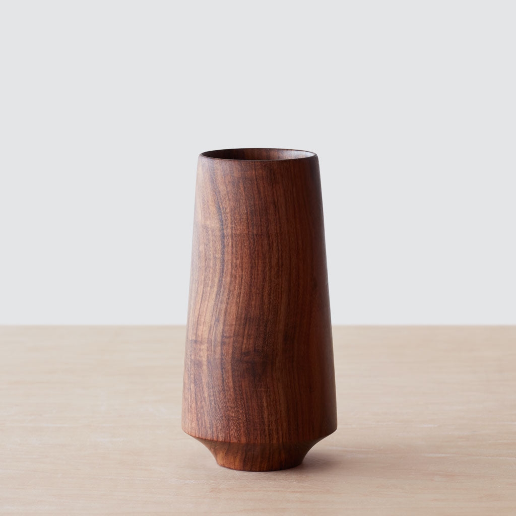 The Citizenry Tikal Wood Vase | White - Image 3