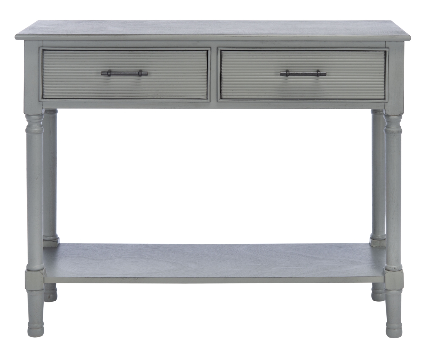 Ryder 2 Drawer Console Table - Distressed / Grey - Safavieh - Image 0