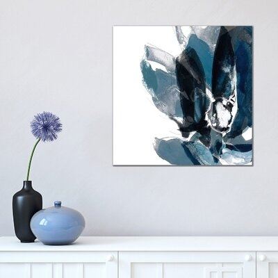 Blue Exclusion IV by Jennifer Goldberger - Painting Print - Image 0