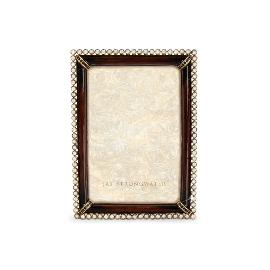 Jay Strongwater Lucas Stone Edge 5"" x 7"" Frame - Image 0