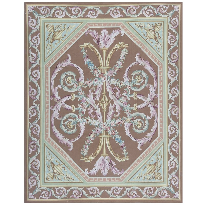 Bokara Rug Co., Inc. Hand-Knotted High-Quality Brown and Brown Area Rug - Image 0