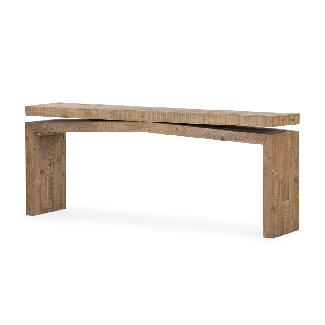 Four Hands Matthes 78.75"" Solid Wood Console Table - Image 0