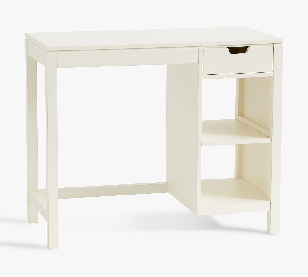 Windsor 36" Desk with Drawer, White - Image 0