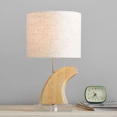 Kelly Slater Wave Resin Table Lamp, Natural - Image 1
