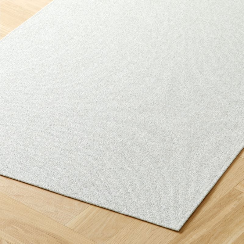 Chilewich® White Boucle Utility Mat 2'x6' - Image 1