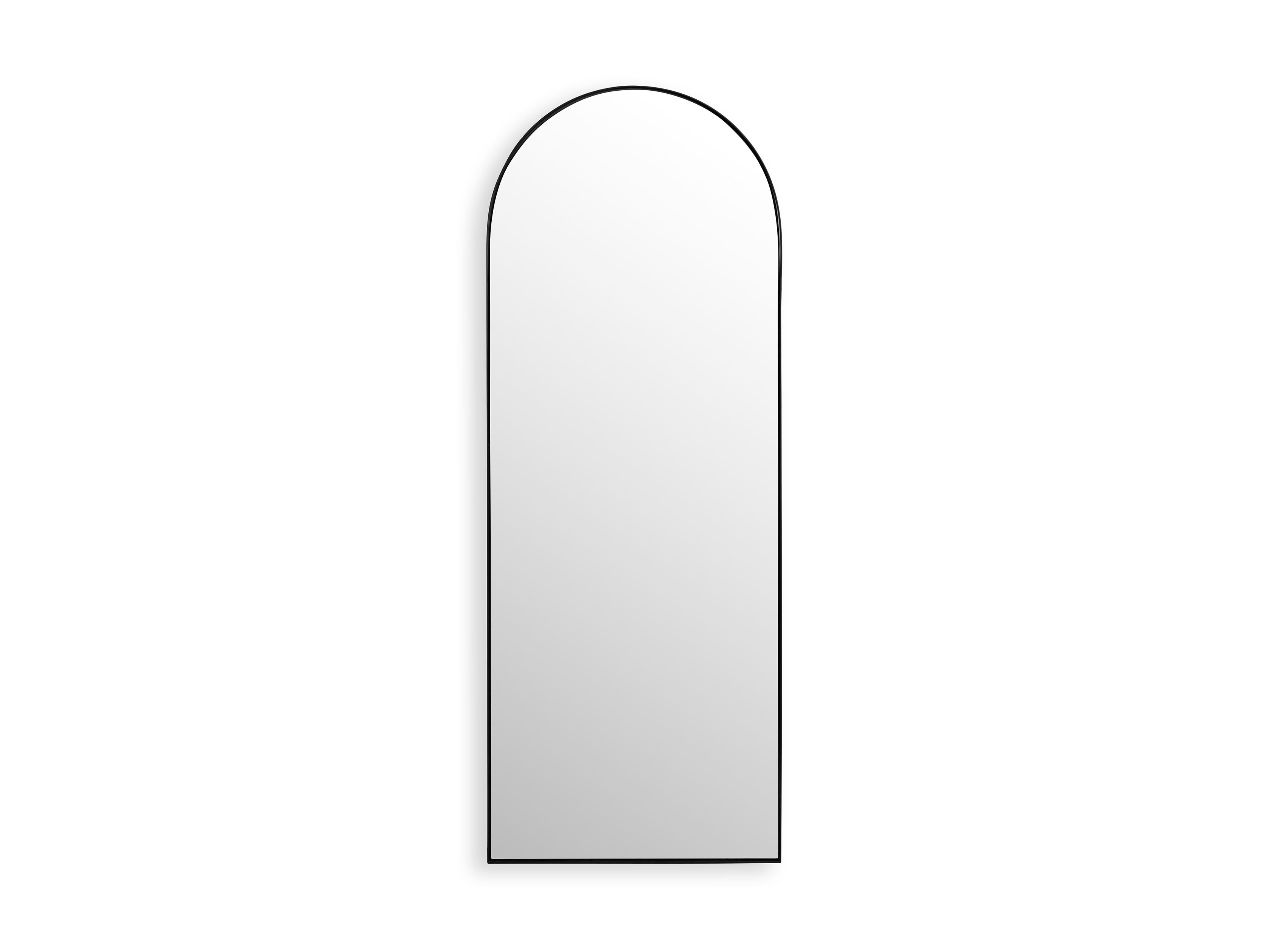 Lira Arch Floor Mirror in Metal Black - Image 0