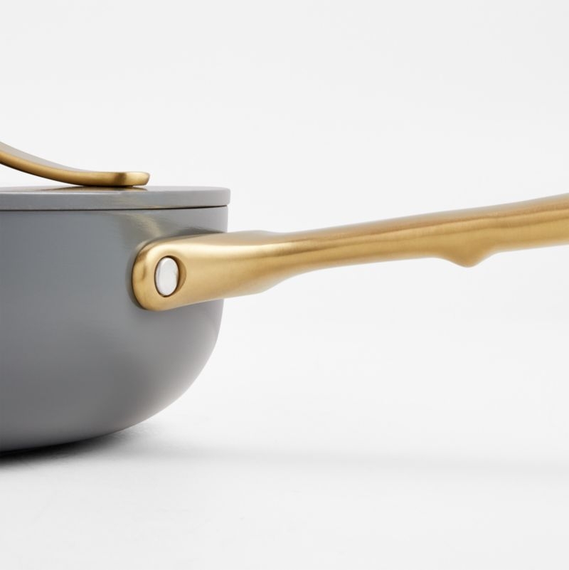 Caraway ® Graphite Ceramic Non-Stick 12-Piece Cookware Set with Gold Hardware - Image 3