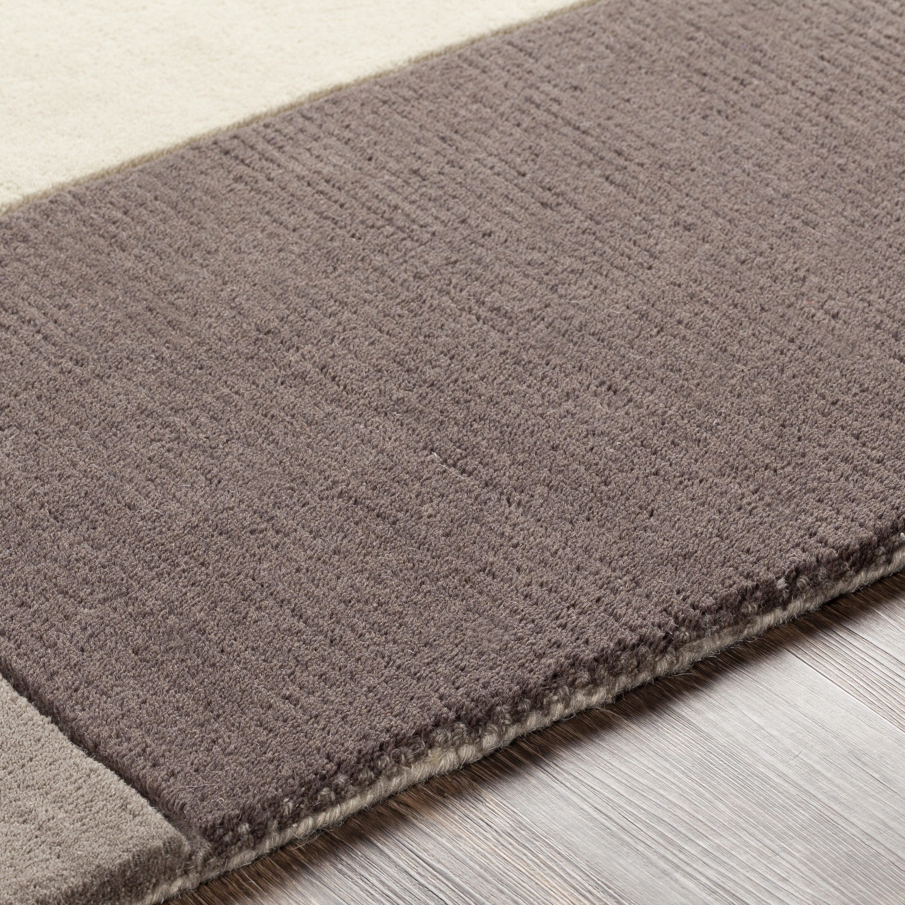 Brooklyn Beige Indoor 8'10" x 12' Handmade Rug - Image 3