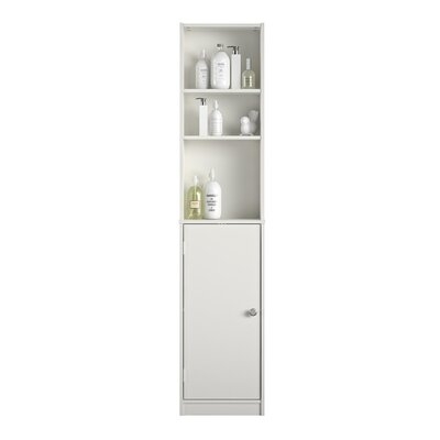 Bhrianna 13.78" W x 62.87" H x 7.28" D Wall Mounted Linen Cabinet - Image 0