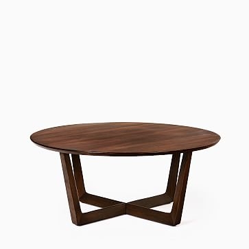 Stowe Cool Walnut 46 Inch Round Coffee Table - Image 2