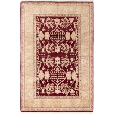 One-of-a-Kind Corso Hand-Knotted 2010s Ziegler Beige/Brown 6'2" x 9'3" Wool Area Rug - Image 0