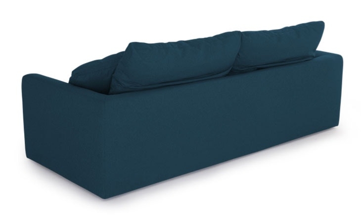 Blue Bryant Mid Century Modern Sofa - Sunbrella Premier Lagoon - Image 4
