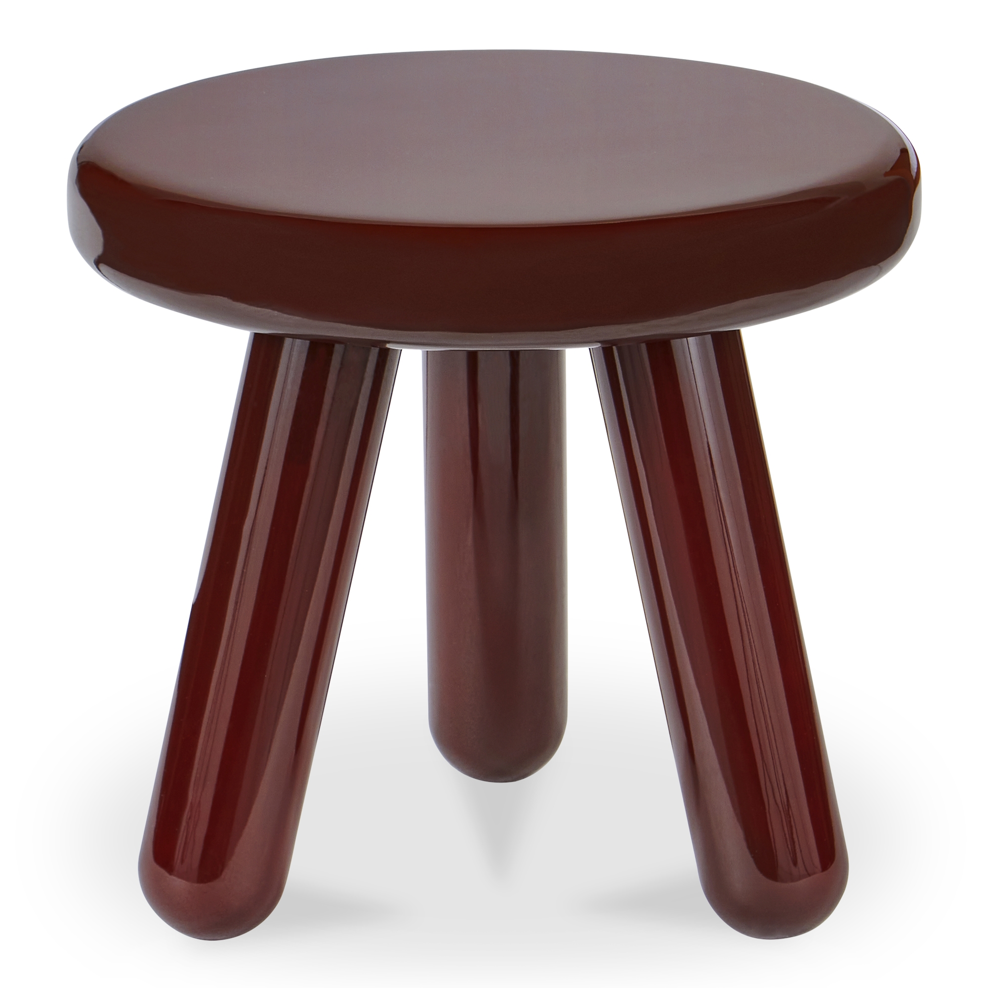 Joy Accent Table Deep Red Lacquer - Image 0