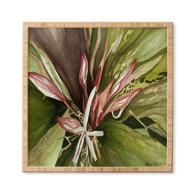 Lovely Lillies by Rosie Brown - Framed Wall Art Basic Black 12" x 12" - Image 2