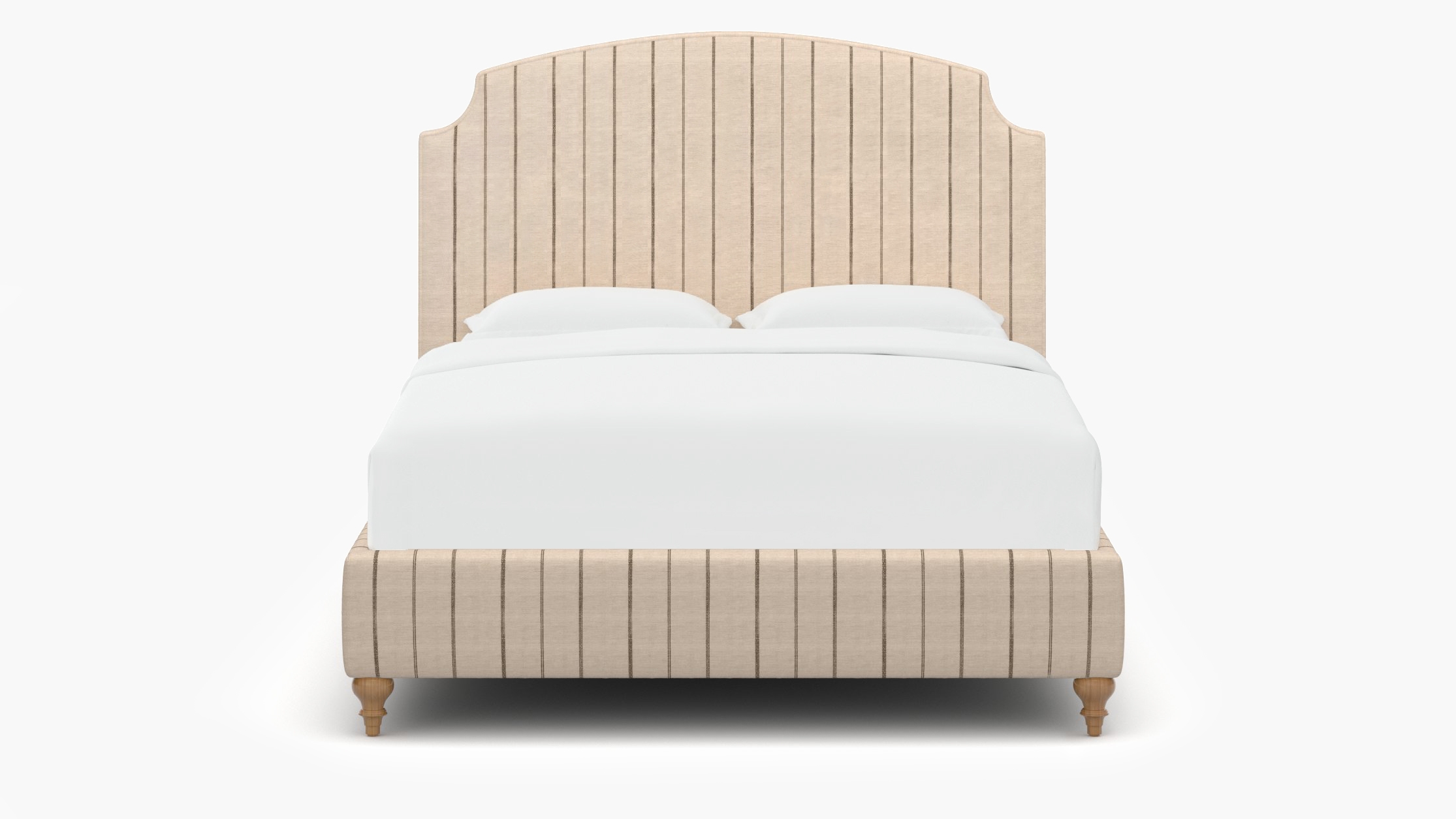 Cove Bed, Cocoa Felix, Natural Traditional Turned Leg, King - Image 0