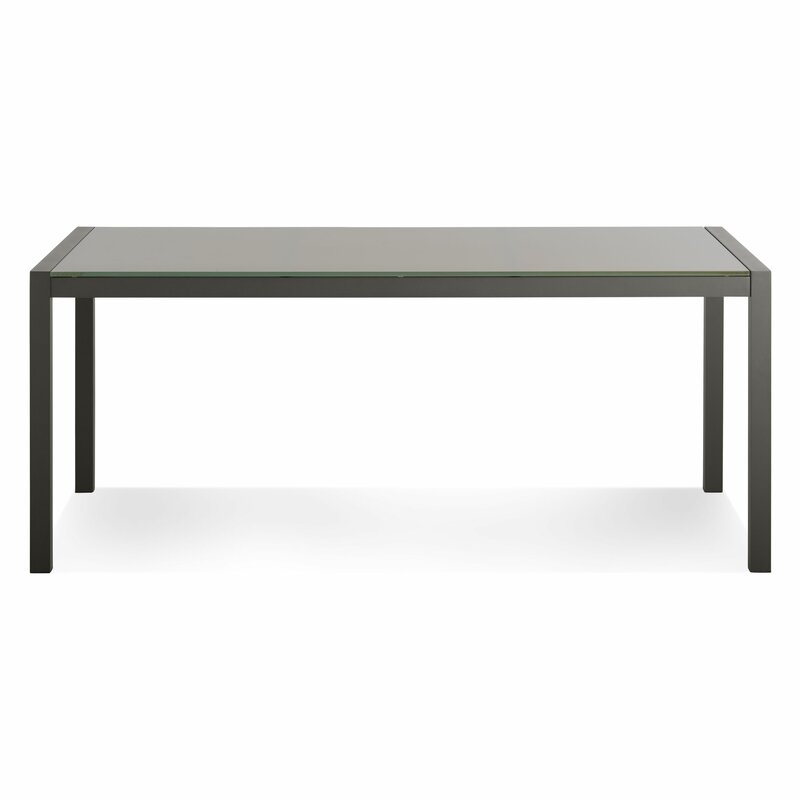 Blu Dot Skiff  Metal  Dining Table Color: Carbon - Image 0