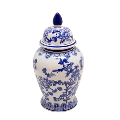 Eastville Blue/White Ceramic Jar - Image 0