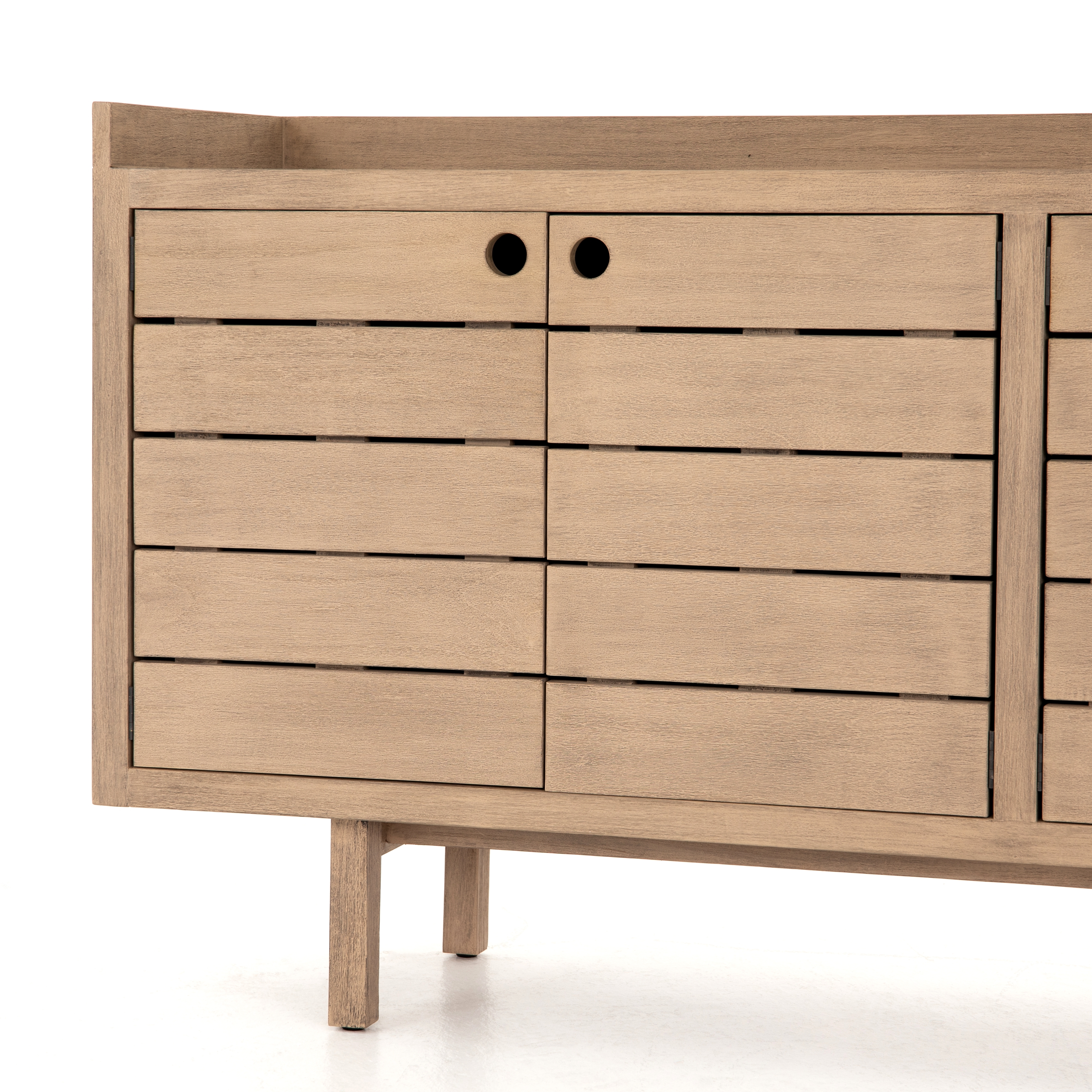 Lula Outdoor Sideboard - Washed Brown-FSC - Image 12