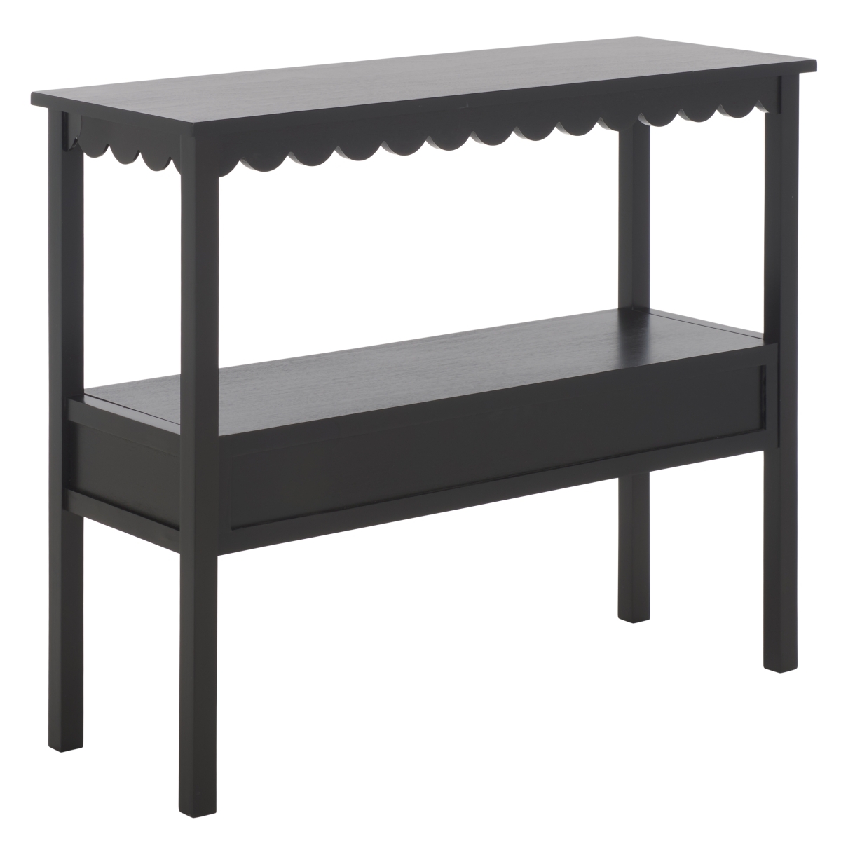 Haven Lower 2 Drawer Console - Matte Black - Image 8
