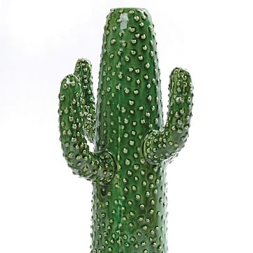 Glass Cactus Vase, Large - Image 3
