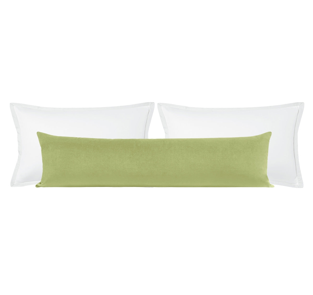 THE XL LUMBAR :: SOCIETY VELVET // CELADON - 14" X 48" - Image 0
