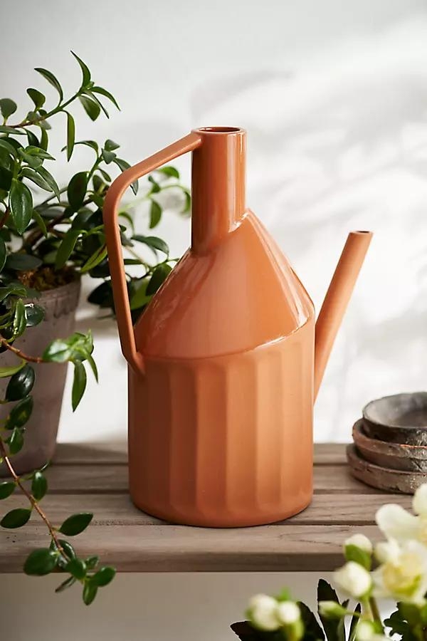 Textured Stoneware Watering Can - Image 0