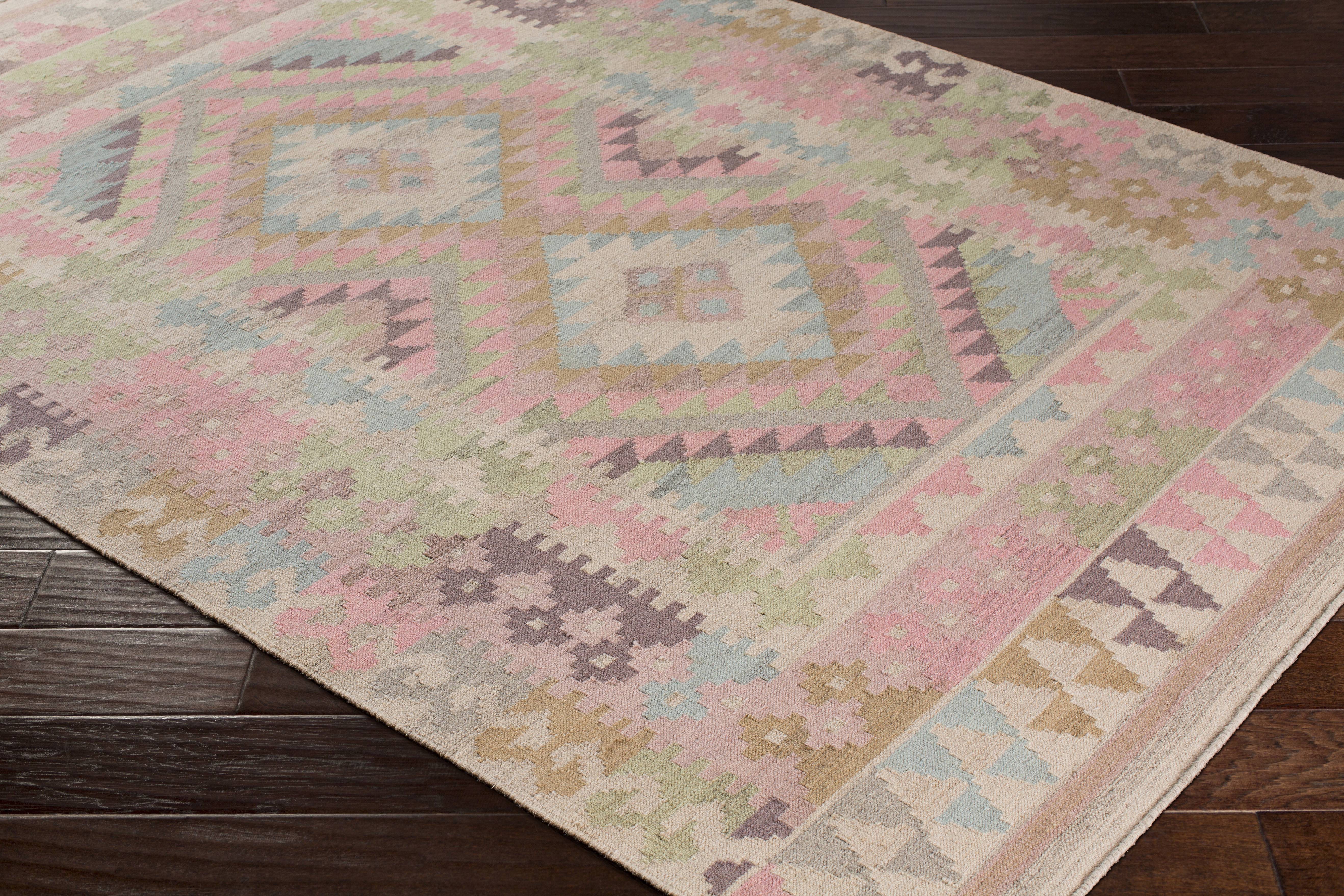 Adia Pink Indoor 2' x 3' Handmade Rug - Image 7