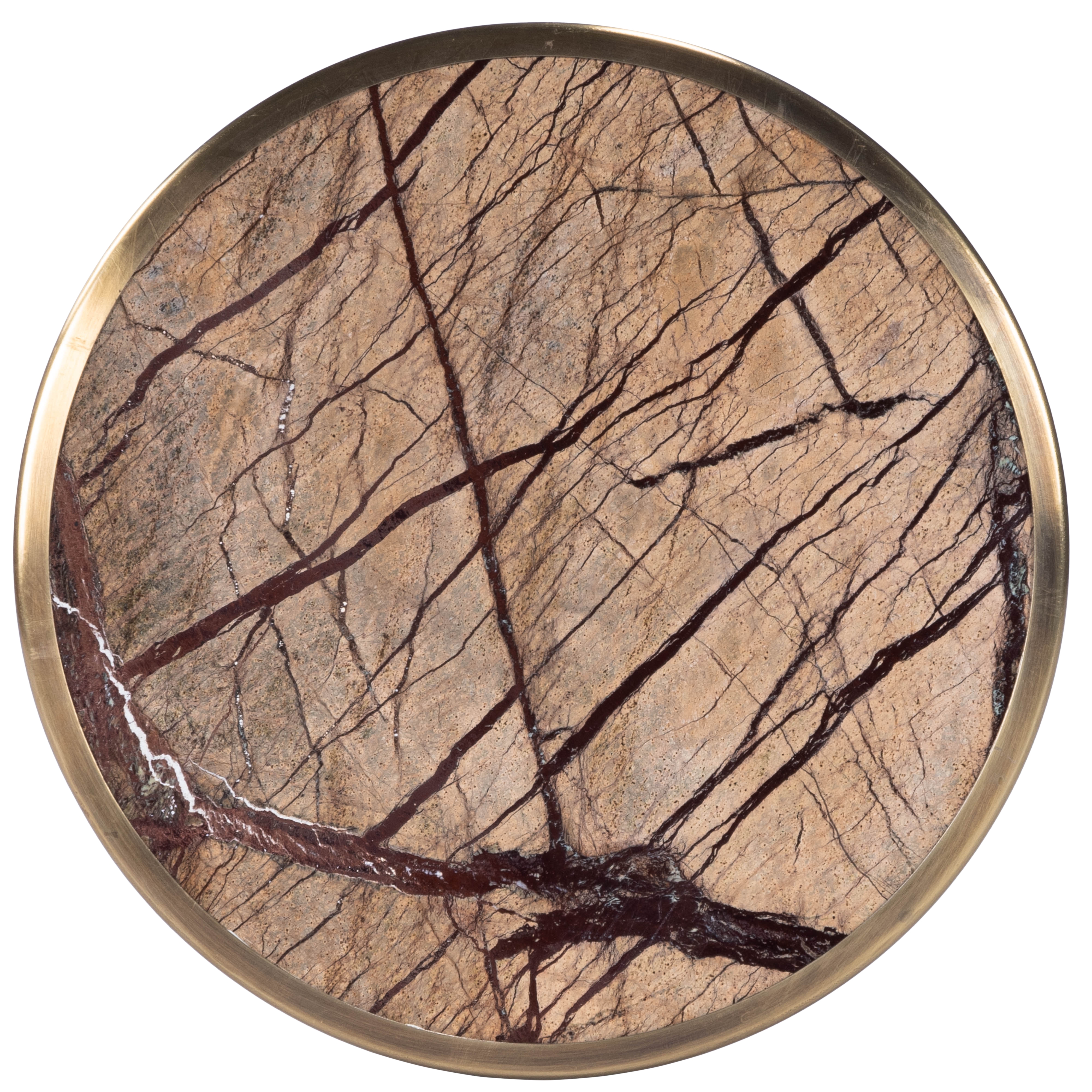 Mash Antique Gold Side Table - Image 1