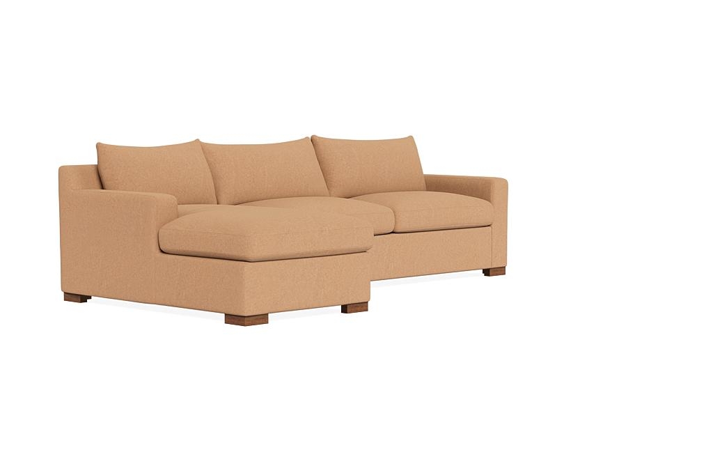 Sloan Leather Sleeper Left Chaise Sectional - Image 1