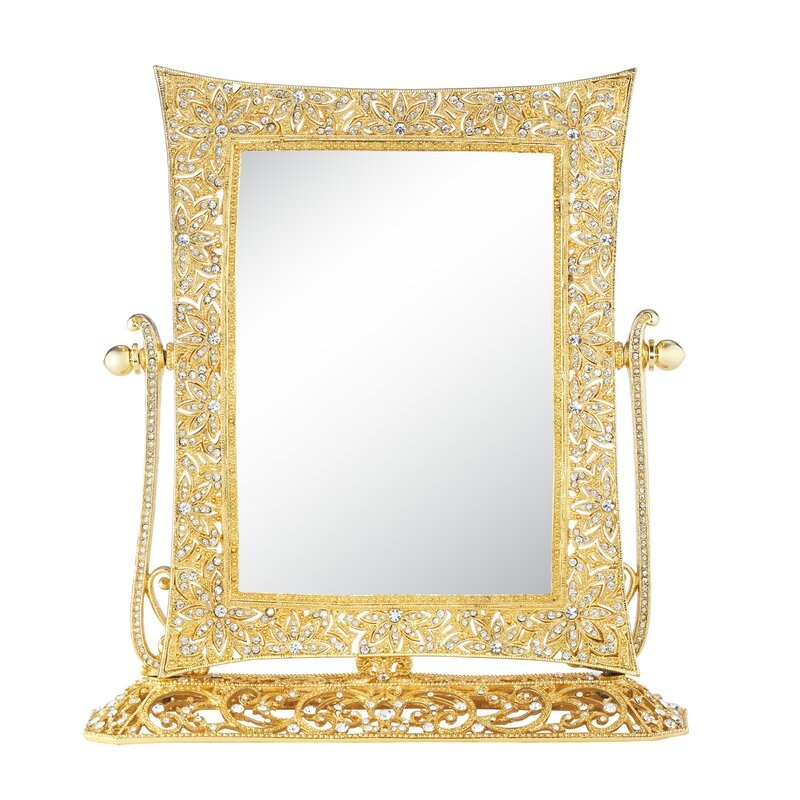 Olivia Riegel Windsor Ornate Glam Magnifying Makeup/Shaving Mirror - Image 0
