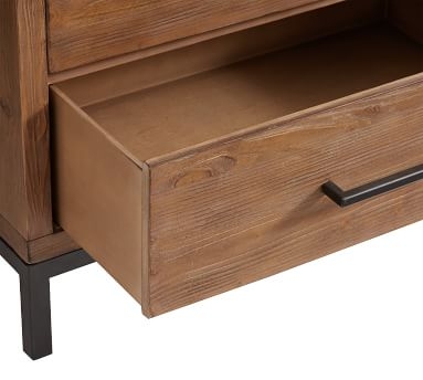 Malcolm 6-Drawer Wide Dresser, Glazed Pine - Image 2
