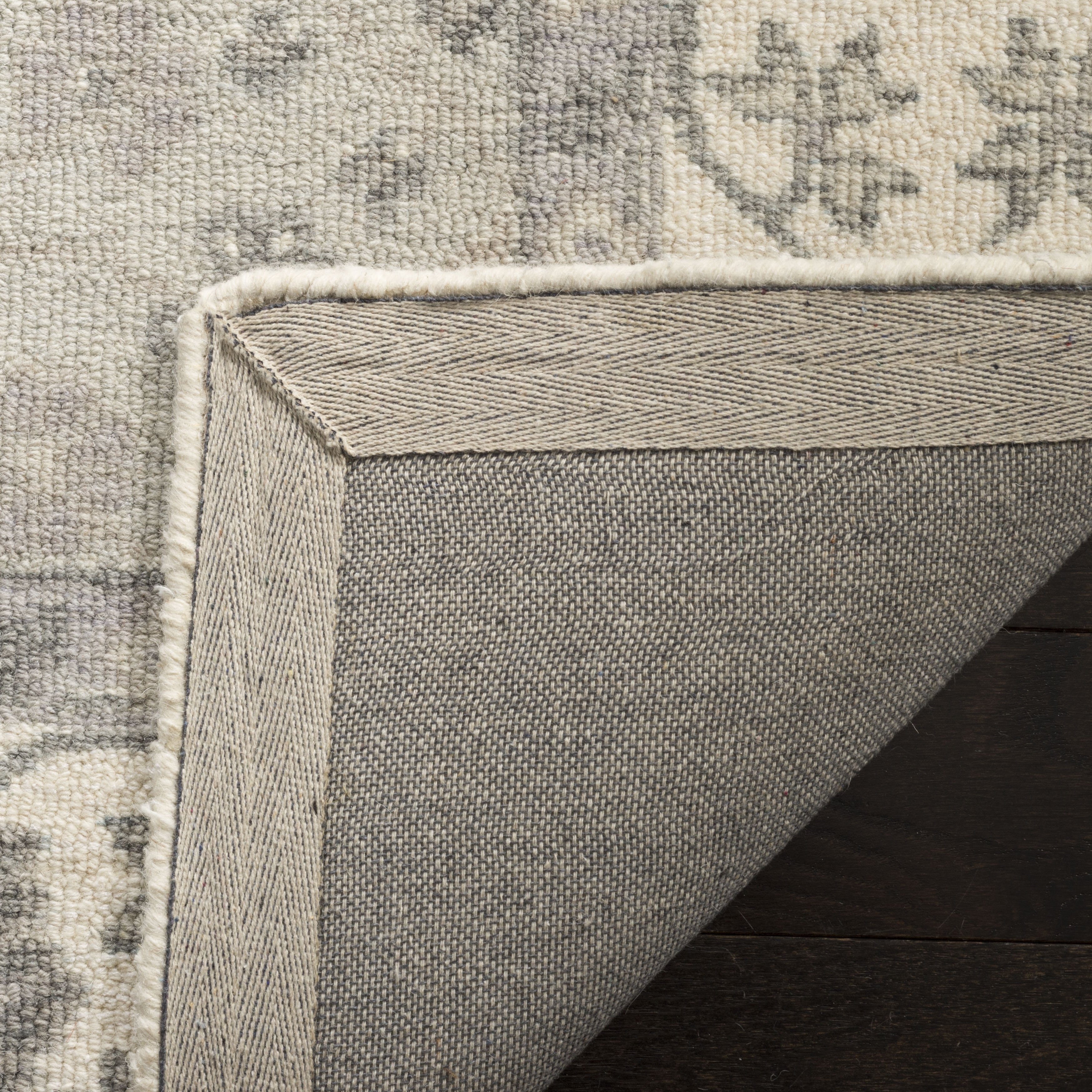 Arlo Home Hand Tufted Area Rug, RVT401G, Ivory/Silver,  8' X 10' - Image 2