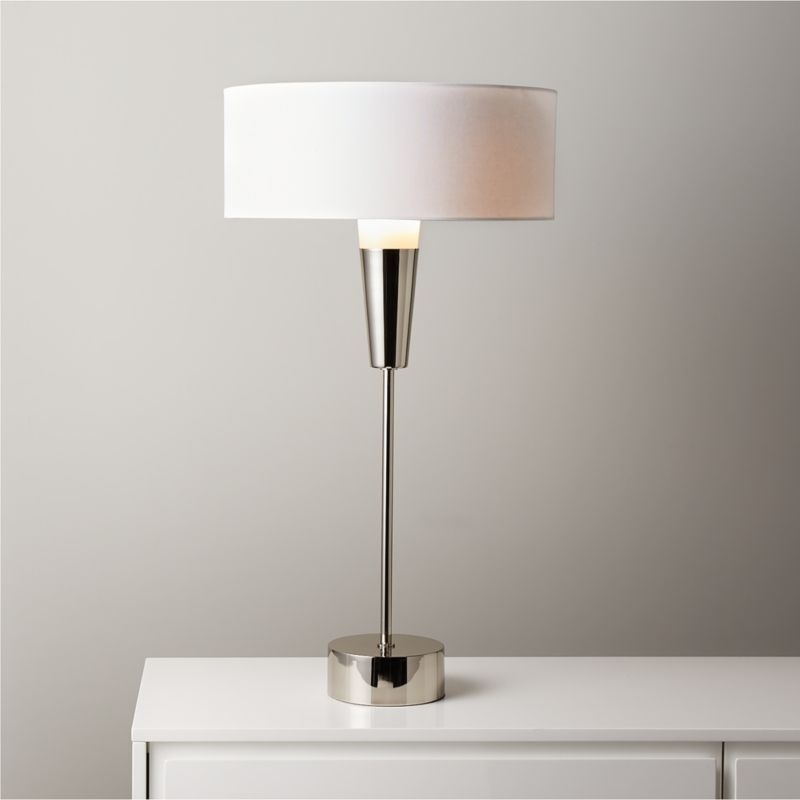 Exposior Polished Nickel Table Lamp Model 2022 - Image 1