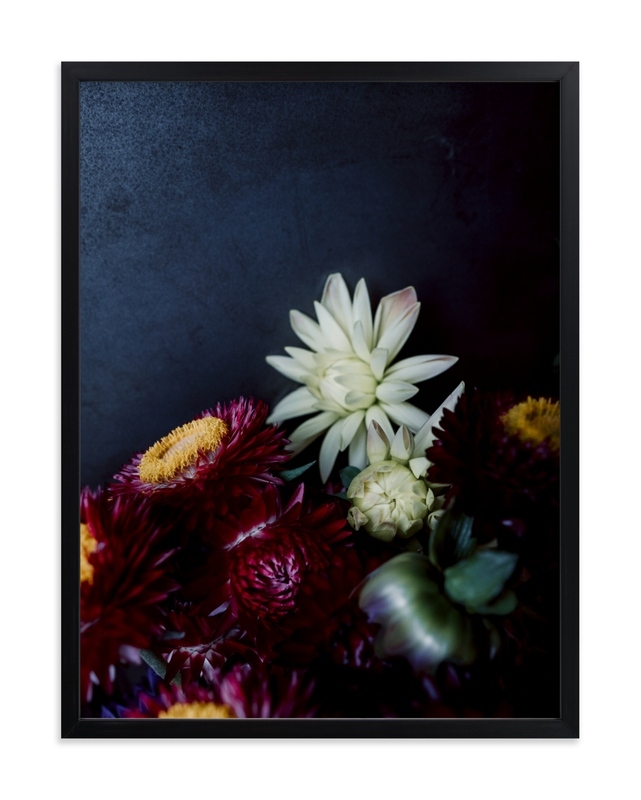 Dark Fall Flowers Limited Edition Fine Art Print - Image 0