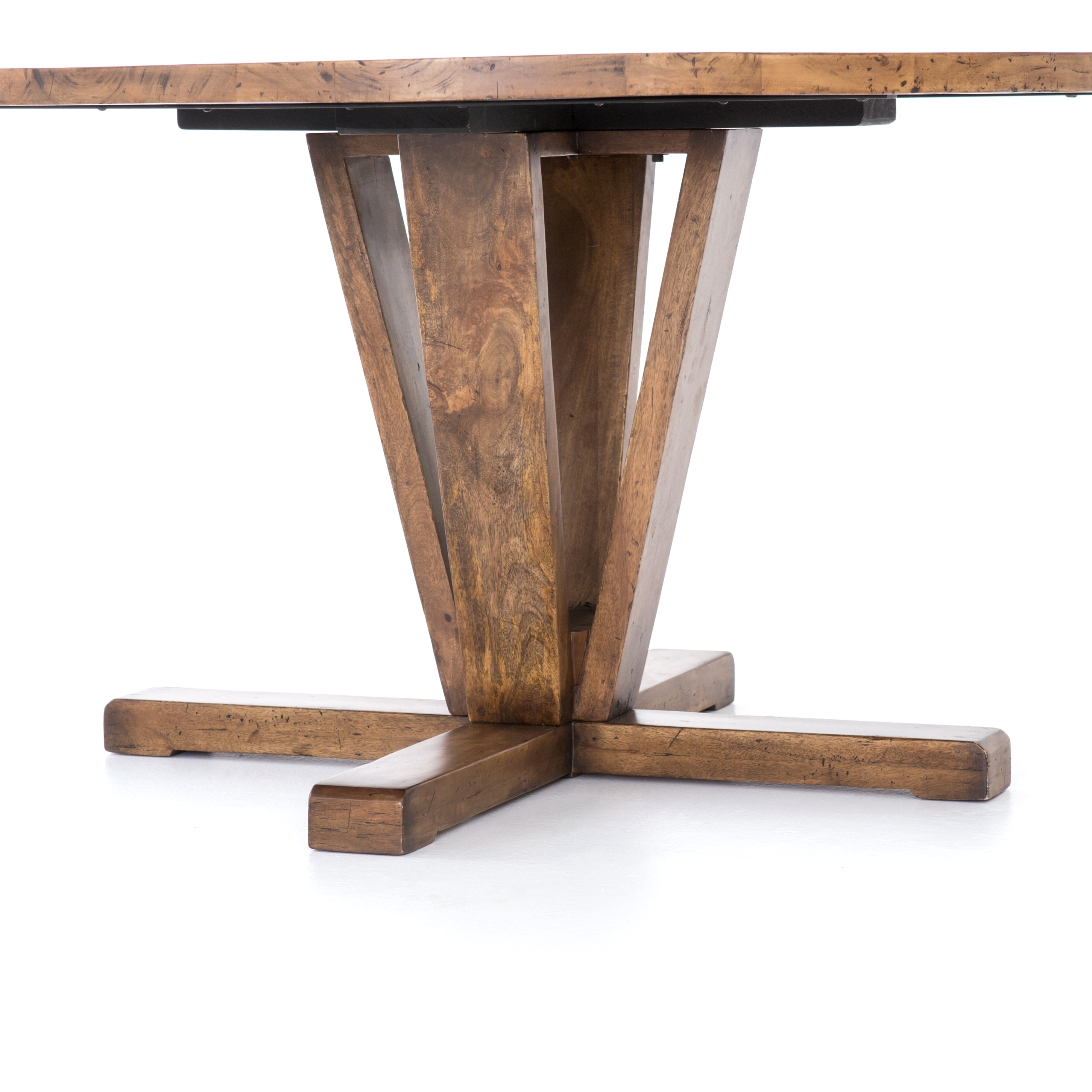 Maleva Round Dining Table, Reclaimed Wood - Image 4
